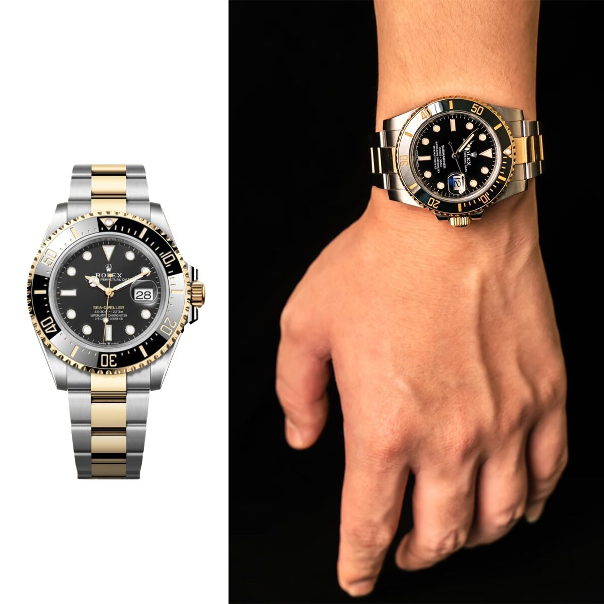 【超レア入荷】ロレックス シードゥエラー オイスター、43 mm、オイスタースチール＆イエローゴールド Reference 126603-u784