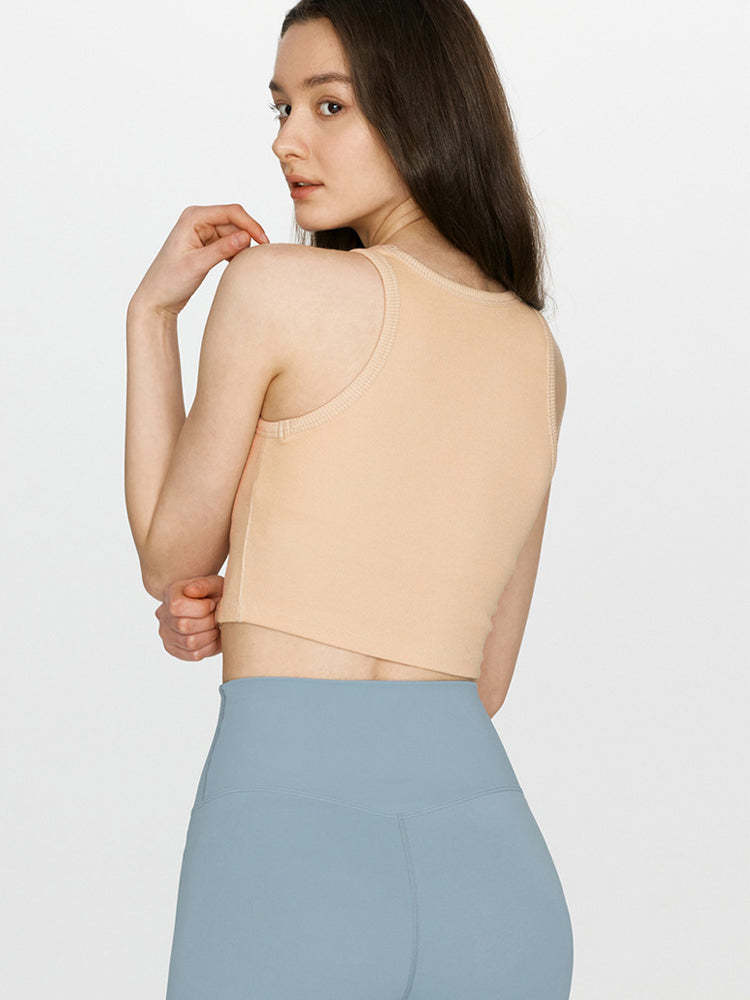 ベーシック　パット付き タンクトップ