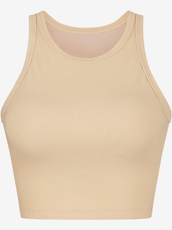 ベーシック　パット付き タンクトップ