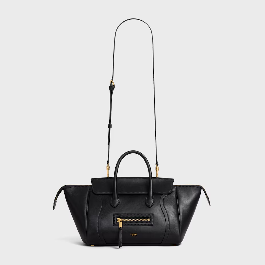 CELINE ミディアムバッグ 上質カーフスキンで仕上げた大人の定番アイテム