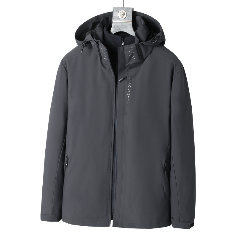 登山用ジャケット｜春秋防風・防水仕様 メンズ・レディース兼用 冬用3in1取り外し可能アウター