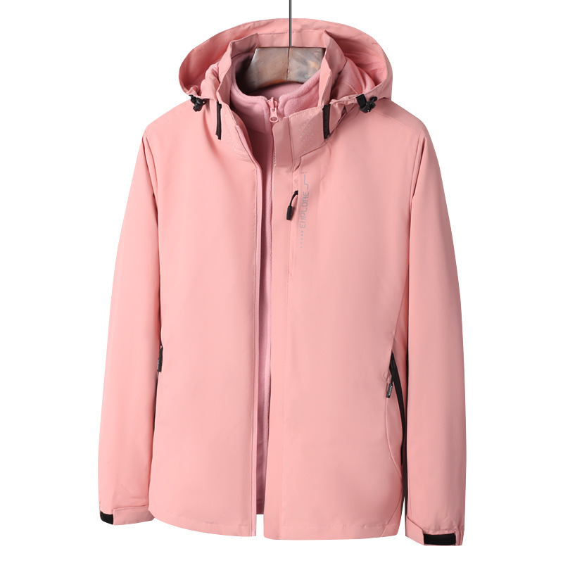 登山用ジャケット｜春秋防風・防水仕様 メンズ・レディース兼用 冬用3in1取り外し可能アウター