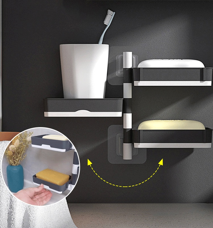 Multi-Layer Drainage Wall Mounted Storage Rack