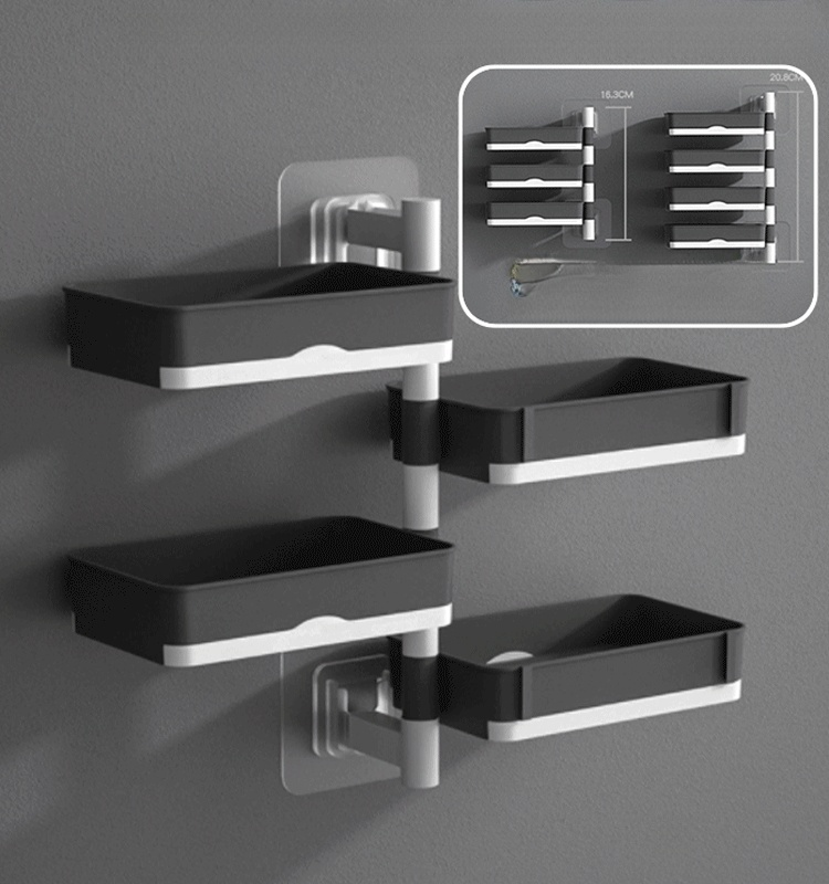 Multi-Layer Drainage Wall Mounted Storage Rack