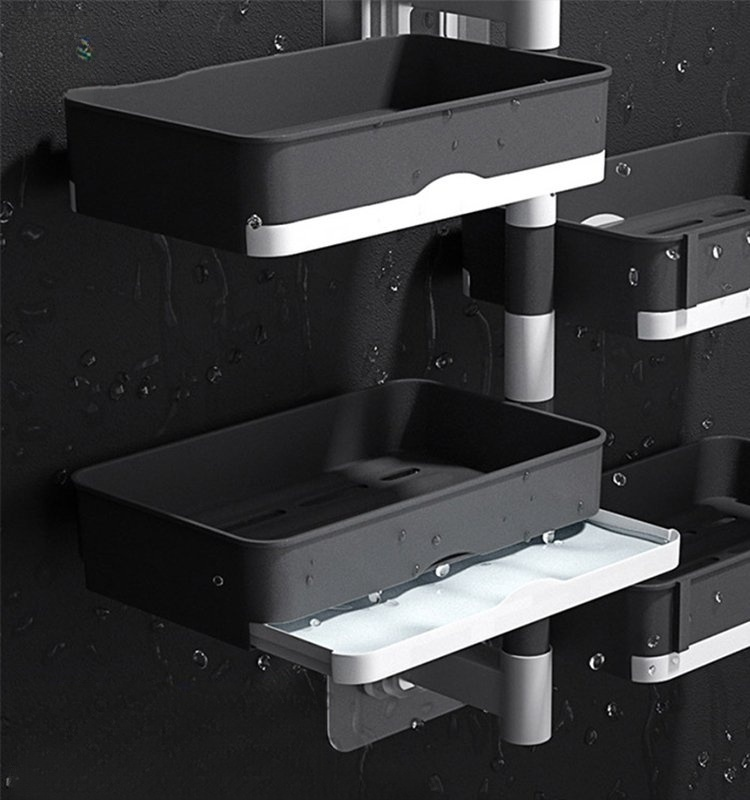 Multi-Layer Drainage Wall Mounted Storage Rack