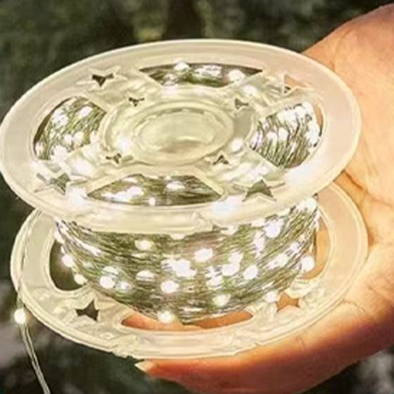 🎉ไฟประดับ พลังงานแสงอาทิตย์ มีระบบเปิดเอง ปิดเอง ปรับกระพริบได้8โหมด มีรีโมทให้ (50เมตร) 