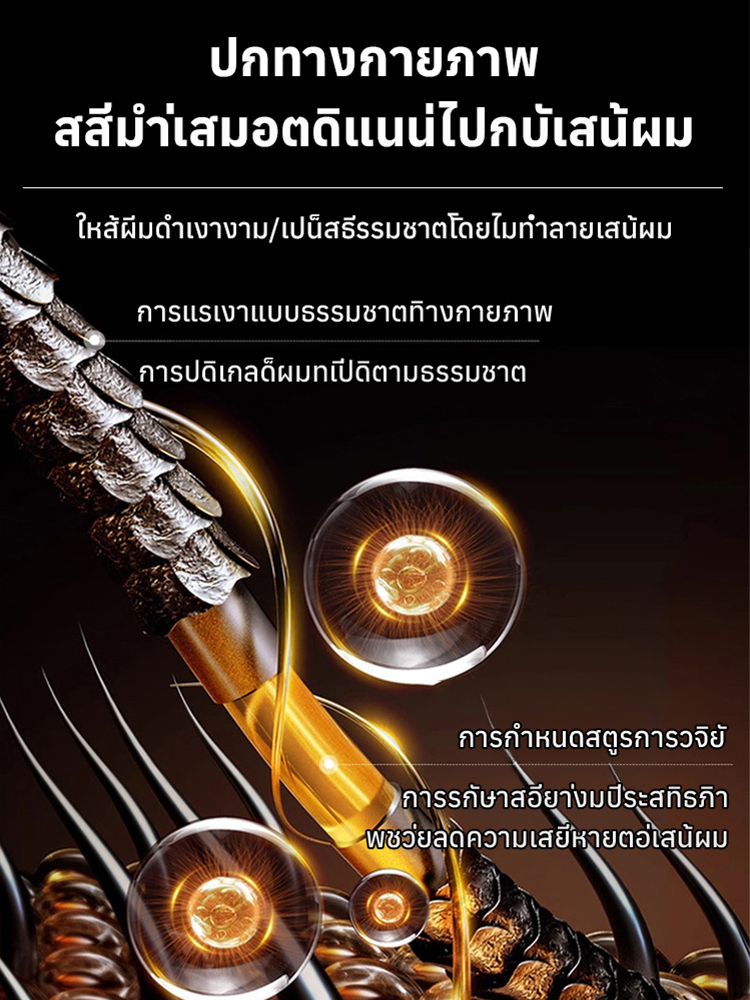 🌿ปลดล็อกผมสวยได้ในพริบตา 🌈แค่ป้ายก็ปิดผมขาวได้ทันที 🔥 มาเถอะ