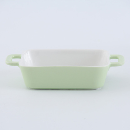 กล่องอาหารพร้อมหูจับผลิตจากเซรามิก สำหรับทำข้าวอบชีส