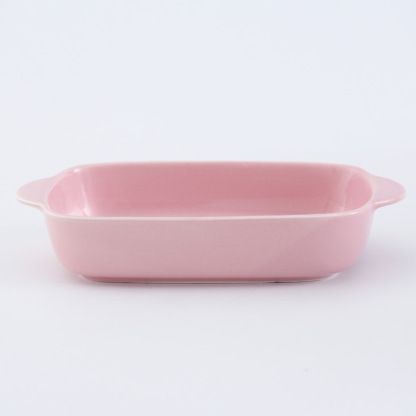 กล่องอาหารพร้อมหูจับผลิตจากเซรามิก สำหรับทำข้าวอบชีส