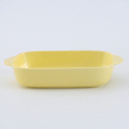 กล่องอาหารพร้อมหูจับผลิตจากเซรามิก สำหรับทำข้าวอบชีส