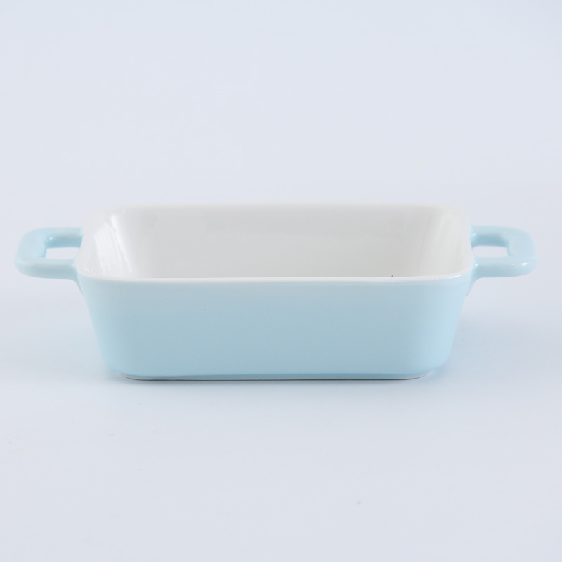 กล่องอาหารพร้อมหูจับผลิตจากเซรามิก สำหรับทำข้าวอบชีส