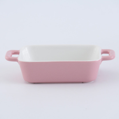 กล่องอาหารพร้อมหูจับผลิตจากเซรามิก สำหรับทำข้าวอบชีส