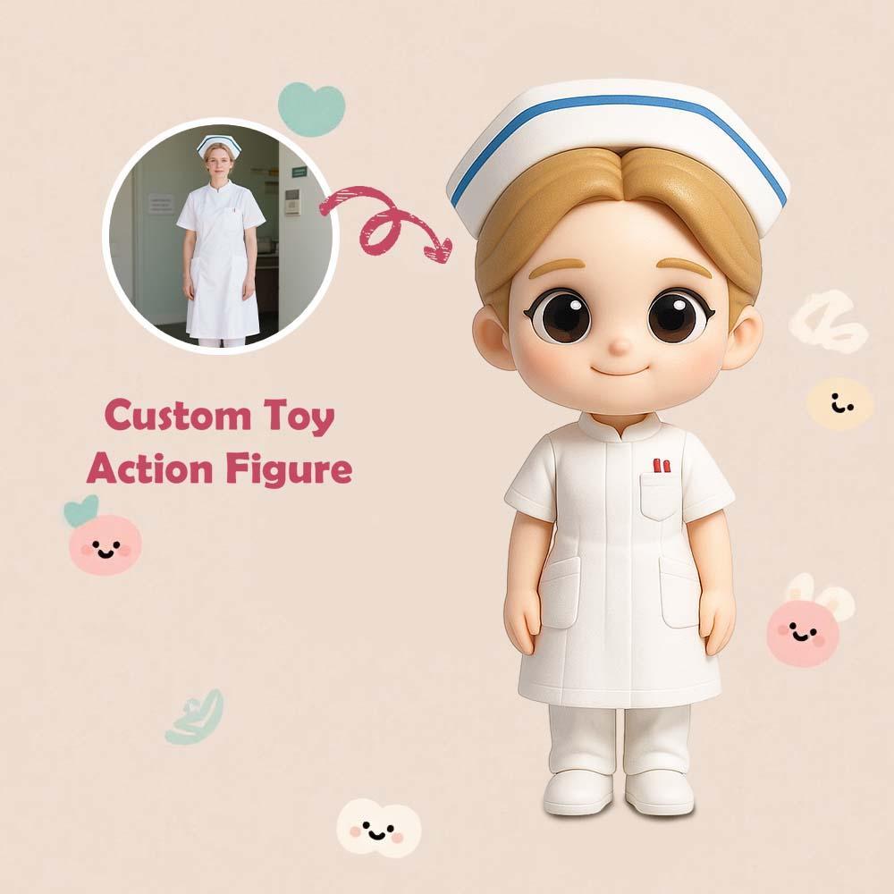 Custom 3D Action Figure from Photo Unique & Thoughtful Gift for Nurses