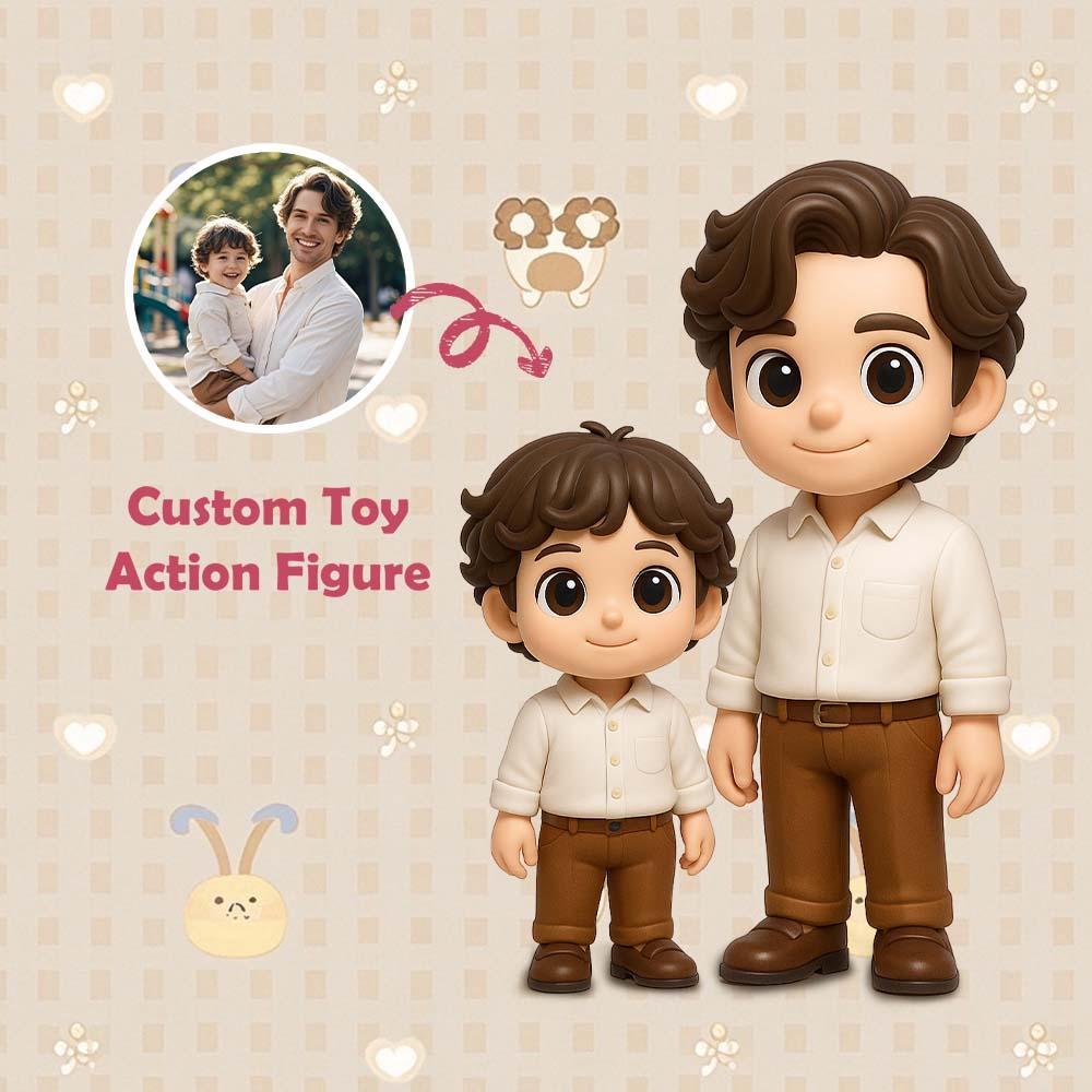 Custom 3D Action Figure From Your Photo Personalized Toy Figure  Custom Action Figure Gifts For Dad