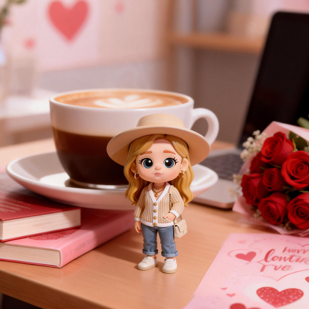 あなたの写真からカスタム3dアクションフィギュアをパーソナライズされたおもちゃのフィギュアバレンタインデー,ボーイフレンド,ガールフレンドへのユニークで思い出に残るギフト - 