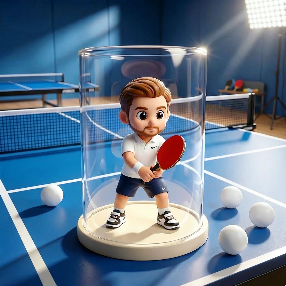 カスタム 3D プリントのお父さんの置物 – リビングルームの装飾のための心のこもった父の日のギフト - 