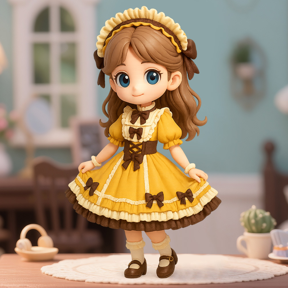 Custom 3D Lolita Style Figure From Your Lolita Photo Create Your Unique Personalized Doll Birthday Gift For Friends Lovers And Lolita Fans