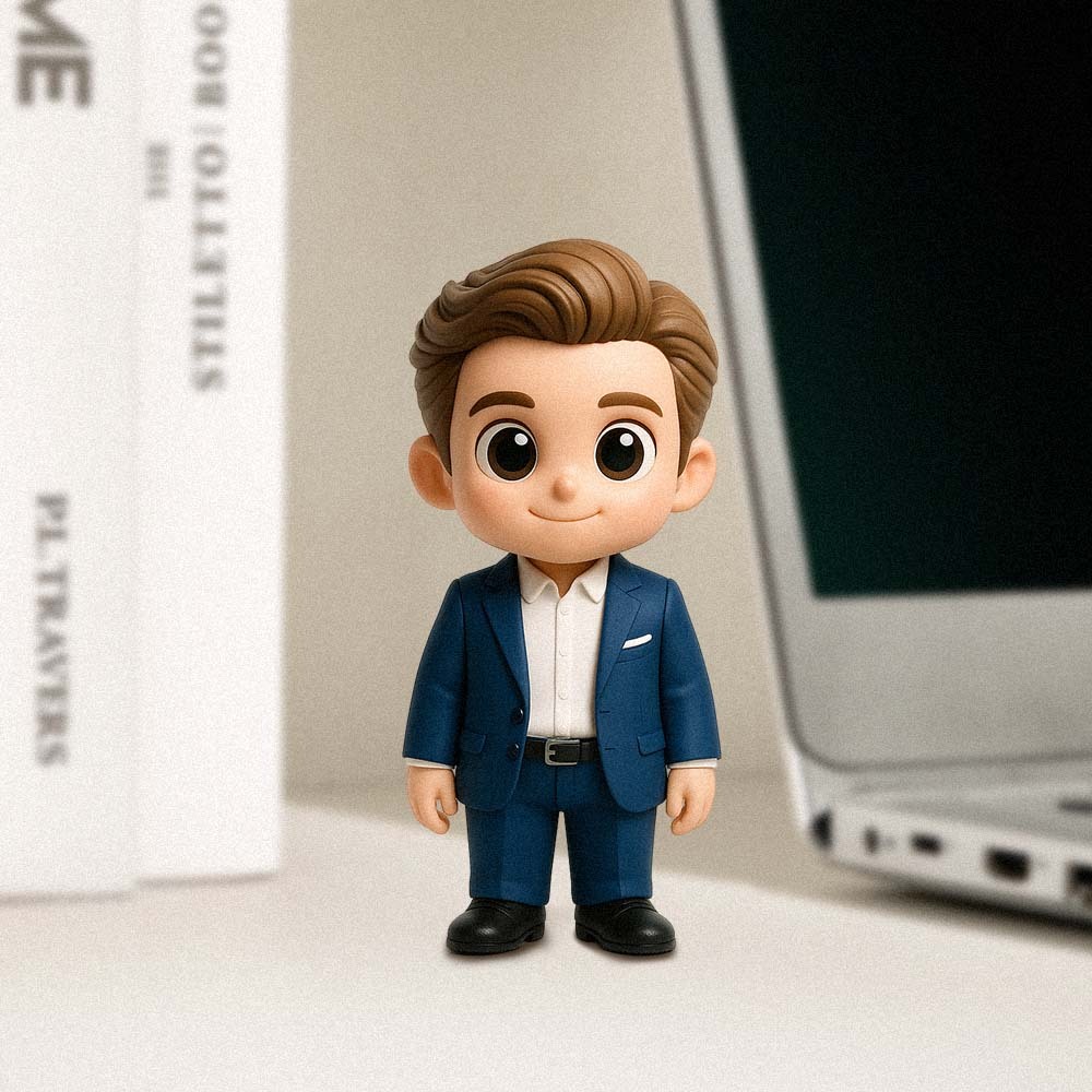 Custom 3D Action Figure From Your Photo Personalized Toy Figure to Boss Custom Action Figure Gifts For Boss