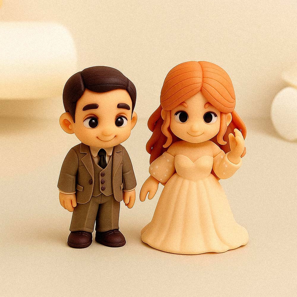 写真からカスタム3dフィギュア パーソナライズされた3dモデリングギフト 手作りミニキャラクター記念品