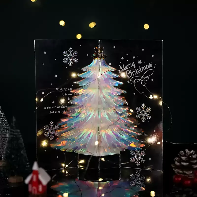 3D Christmas Card Pop-Up Greeting Card