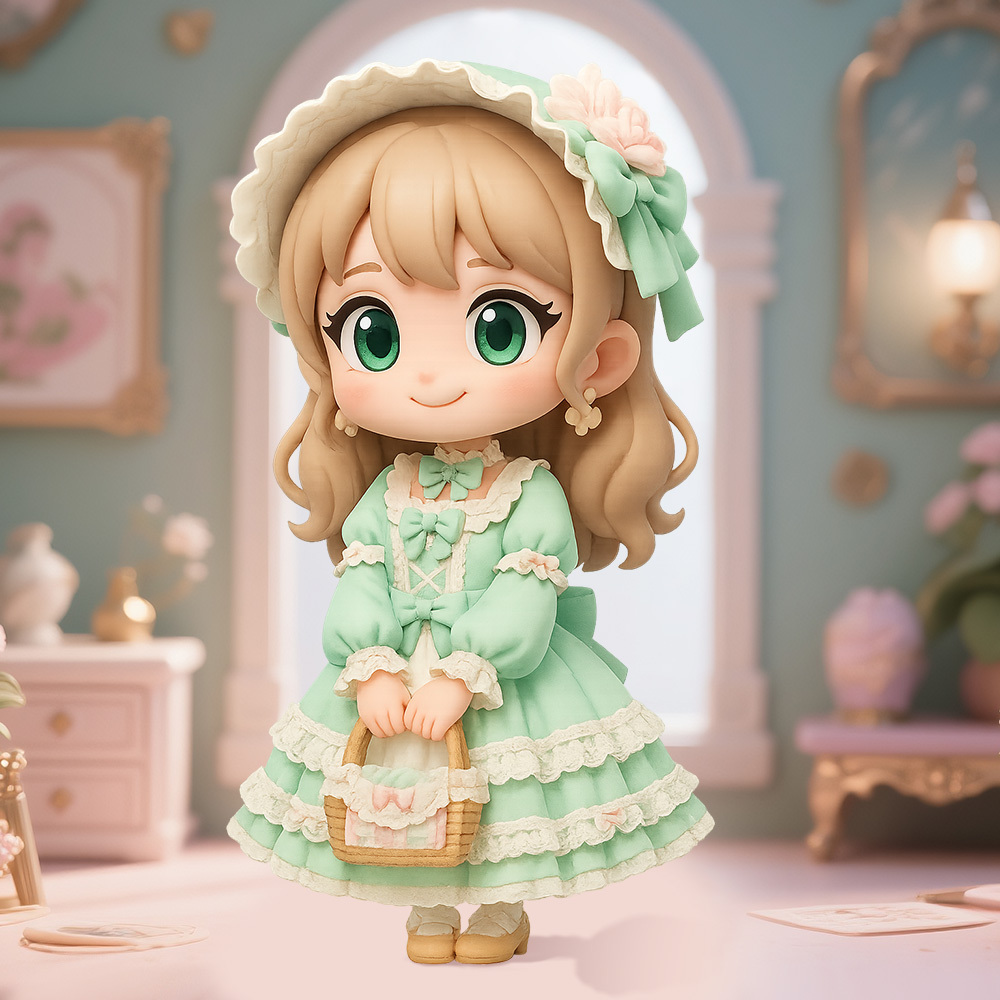 Custom 3D Lolita Style Figure From Your Lolita Photo Create Your Unique Personalized Doll Birthday Gift For Friends Lovers And Lolita Fans