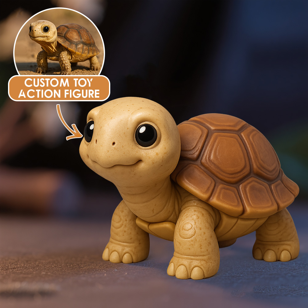 Custom 3D Figurine From Photo Personalized Action Figure Lifelike Toy Model Unique Gift For Pet Lovers