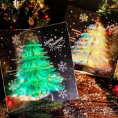 3dクリスマスカード ポップアップグリーティングカード