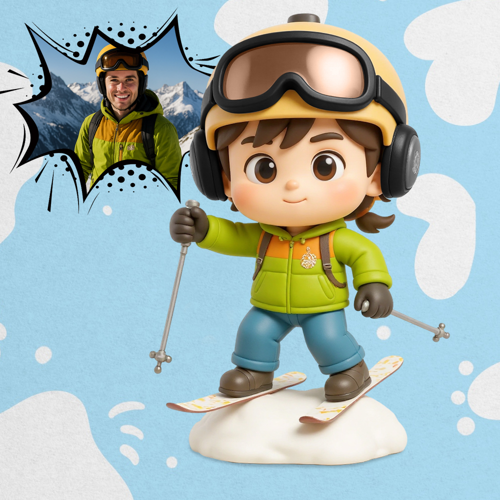 Custom 3D Sports Action Figure Made from Your Photo Perfect Gift for Fitness Lovers