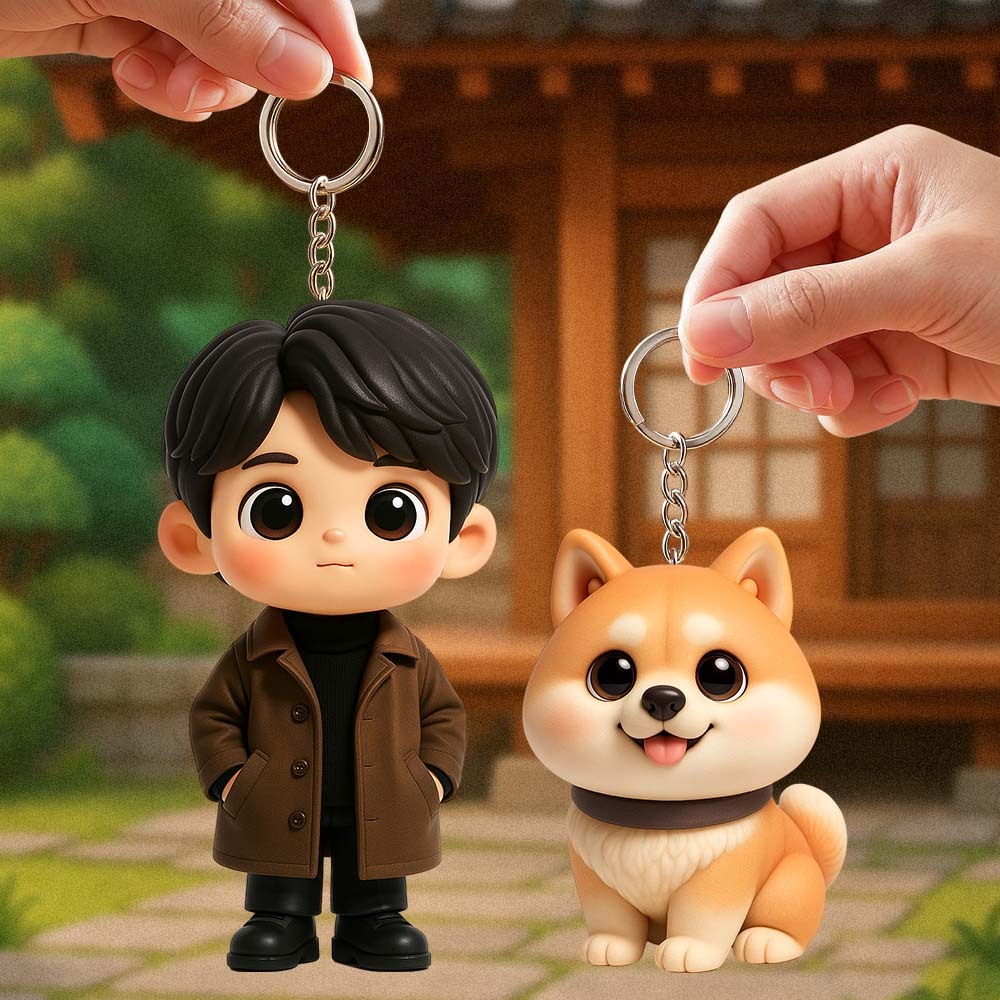 写真から作るカスタム3Dキーリング｜世界にひとつのオーダーメイドギフト｜恋人・家族・友達へのプレゼントに最適