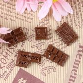 ミニ樹脂チョコレートフィギュア 小さなリアルなデザートアクセサリー Diy スイートハウス用