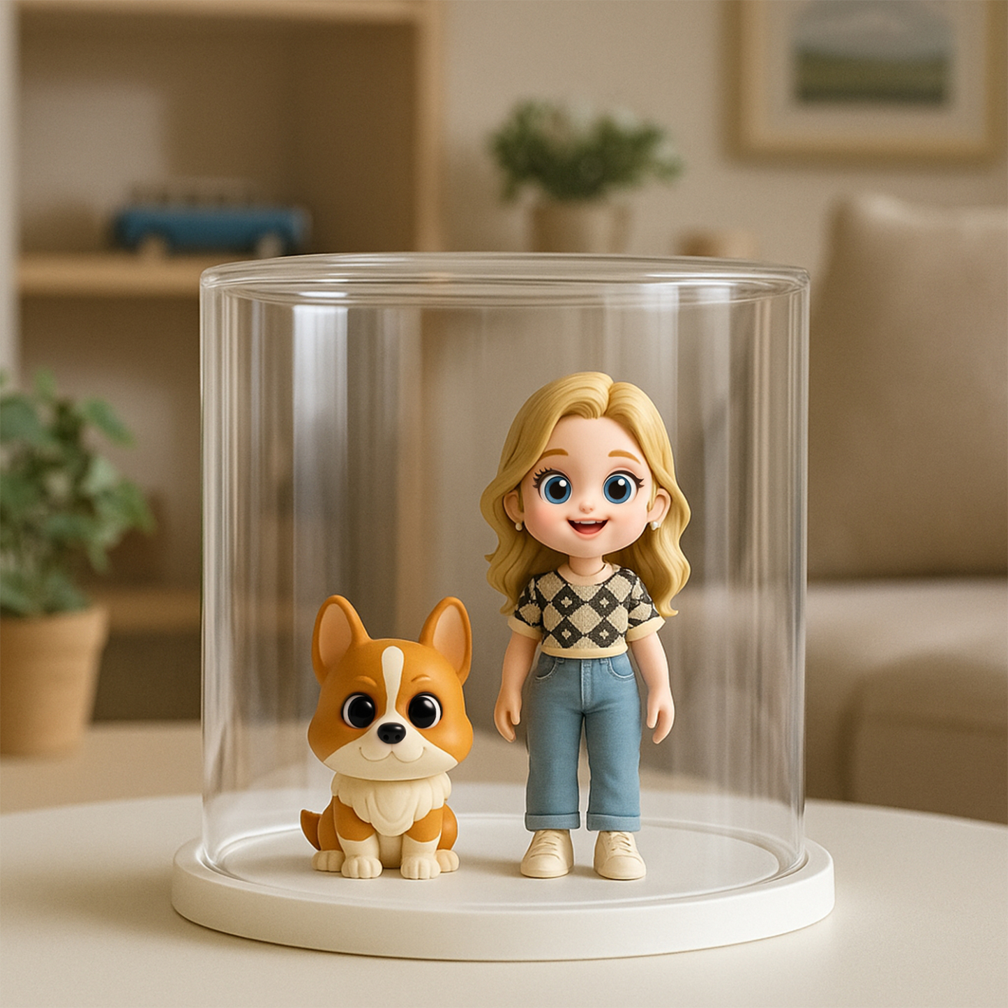 Custom 3D Action Figure Mini You Personalized Present Unique & Memorable Gift for Couple