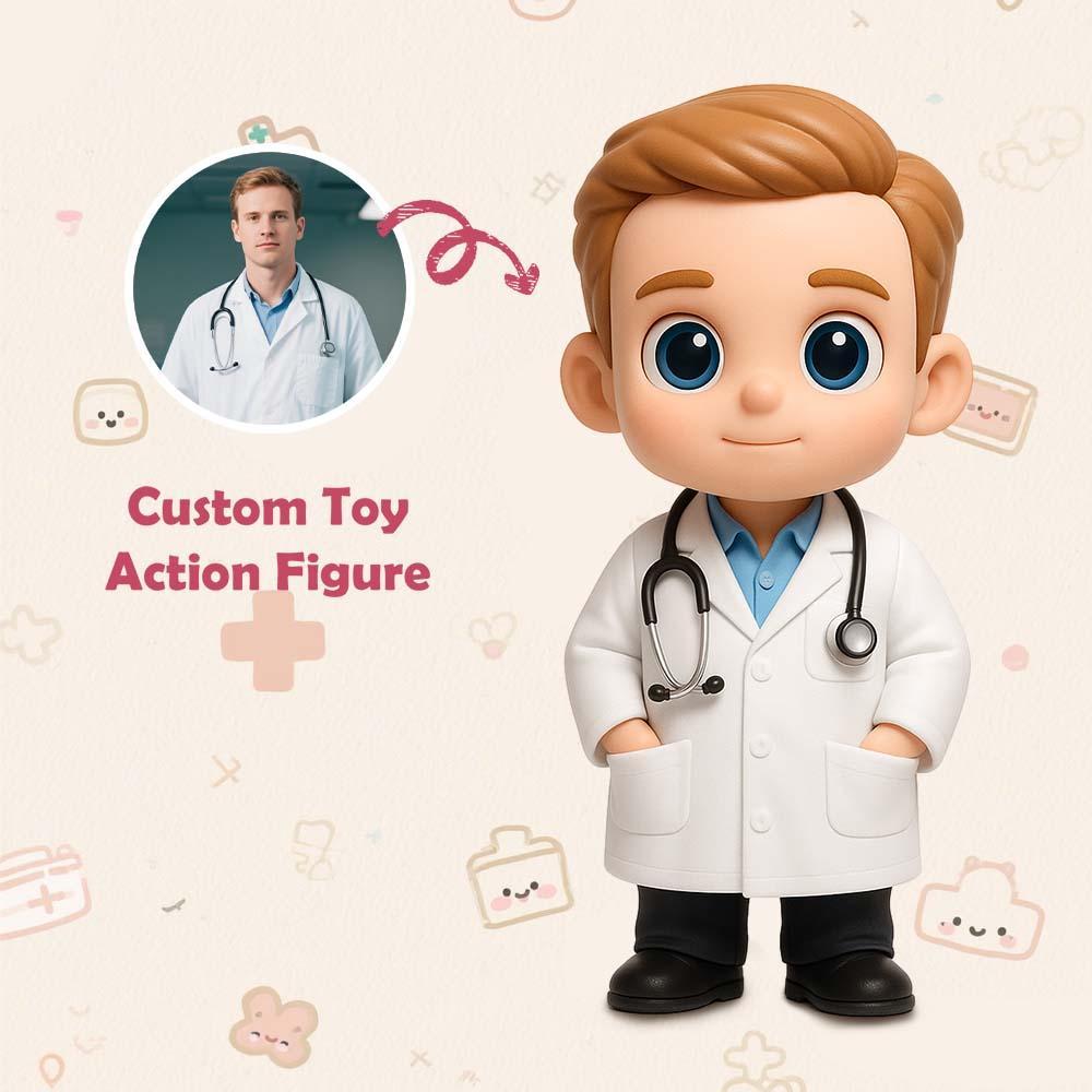 Custom Doctors 3D Action Figure from Photo Unique & Thoughtful Gift for Doctors