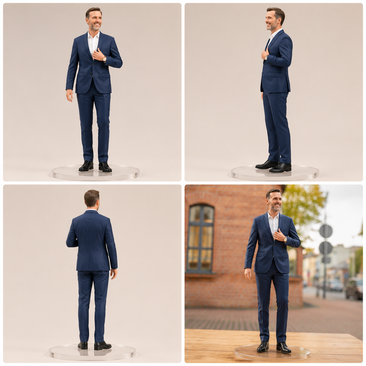 写真から作成するカスタム3Dフィギュア,パーソナライズされたリアルな3Dフィギュア,プレミアムオフィスデスク装飾ギフト - 