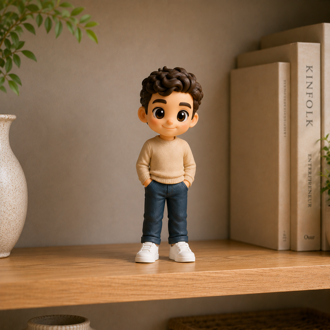 写真からのカスタム 3D フィギュア棚,机,室内装飾用のパーソナライズされた置物,ユニークなギフトに最適 - 