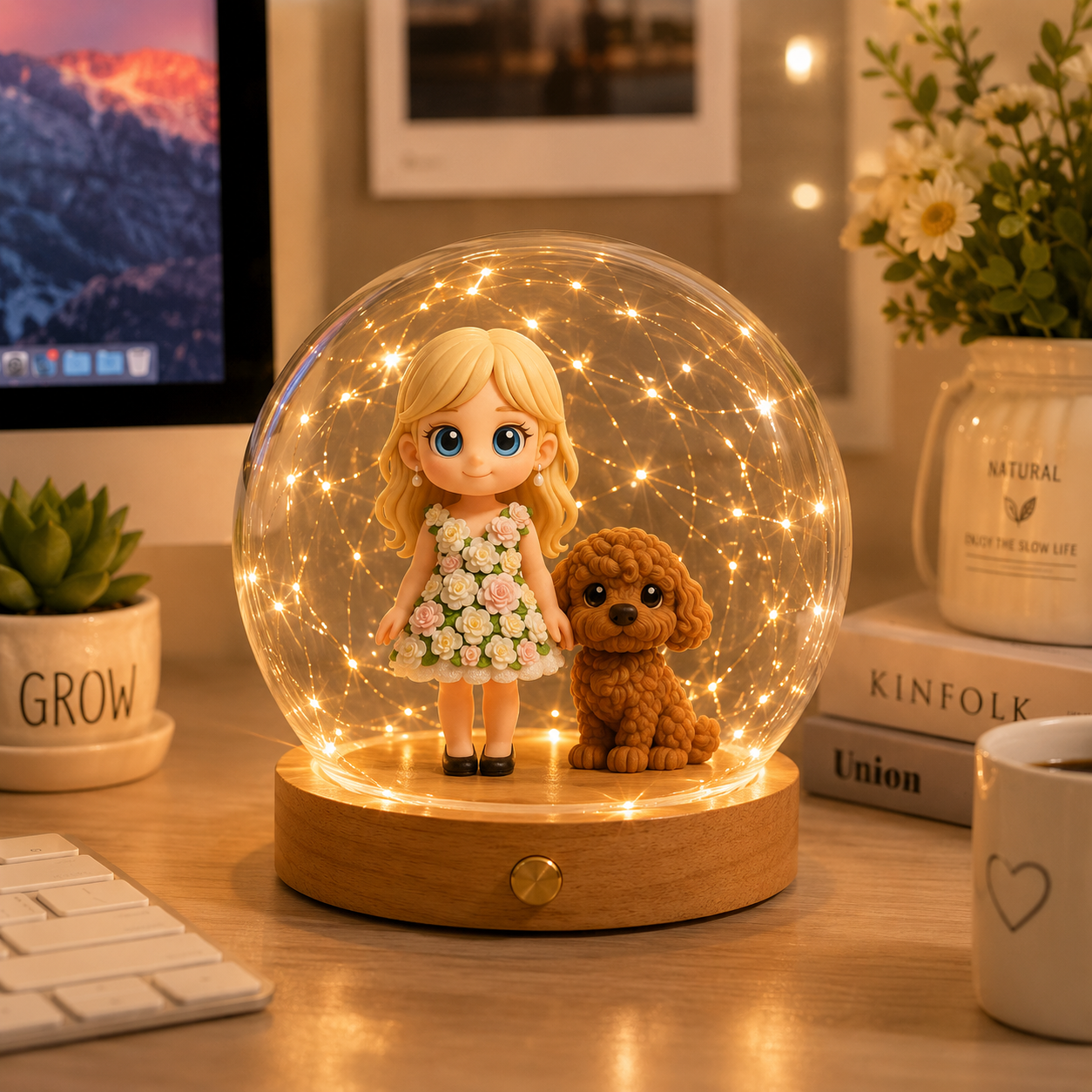 写真からのカスタム 3D フィギュアナイトライトパーソナライズされた 3D フィギュアランプ恋人へのユニークなギフト - 