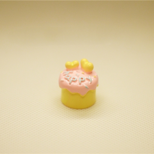 Dollhouse Accessories Birthday Cake Figurine Collection for DIY Diorama