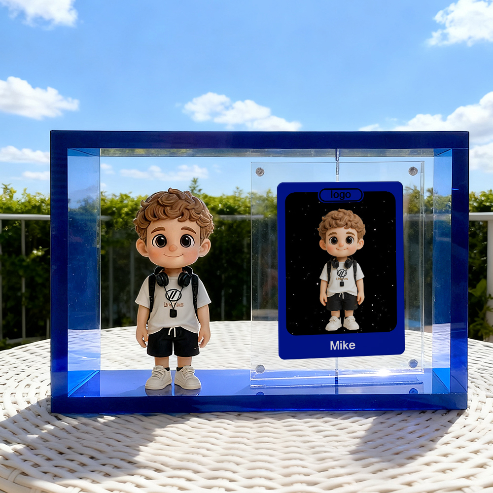 Custom 3D Cartoon Figure With Display Box And Card Personalized Gift Collectible