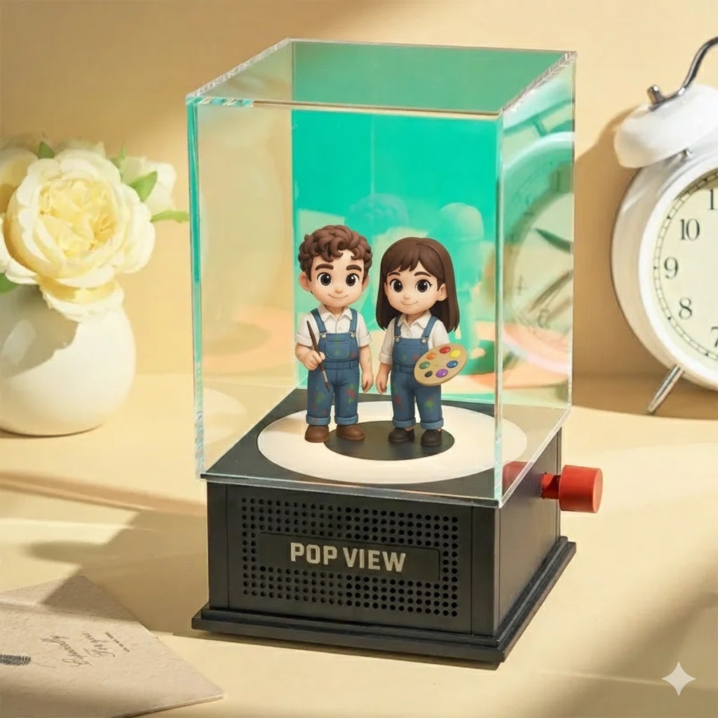 パーソナライズされた3dフィギュアbluetoothスピーカーランプユニークなギフトアイデア