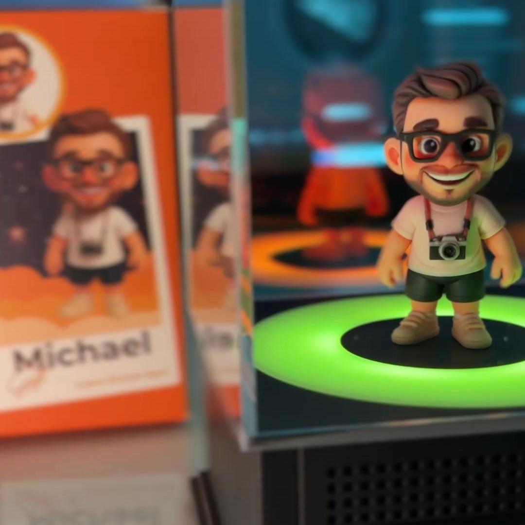 パーソナライズされた3dフィギュアbluetoothスピーカーランプユニークなギフトアイデア