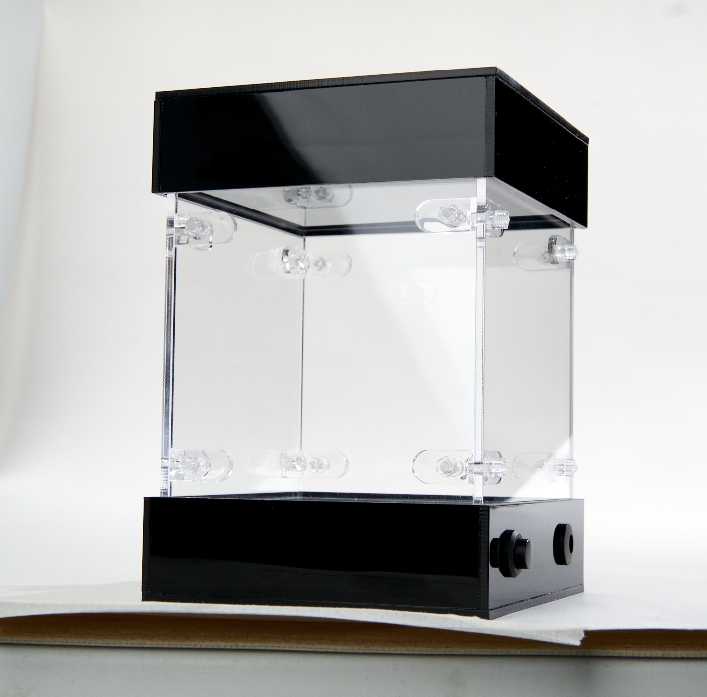 3dフィギュア用ledアクリルディスプレイボックス 組み立て簡単 テープ不要