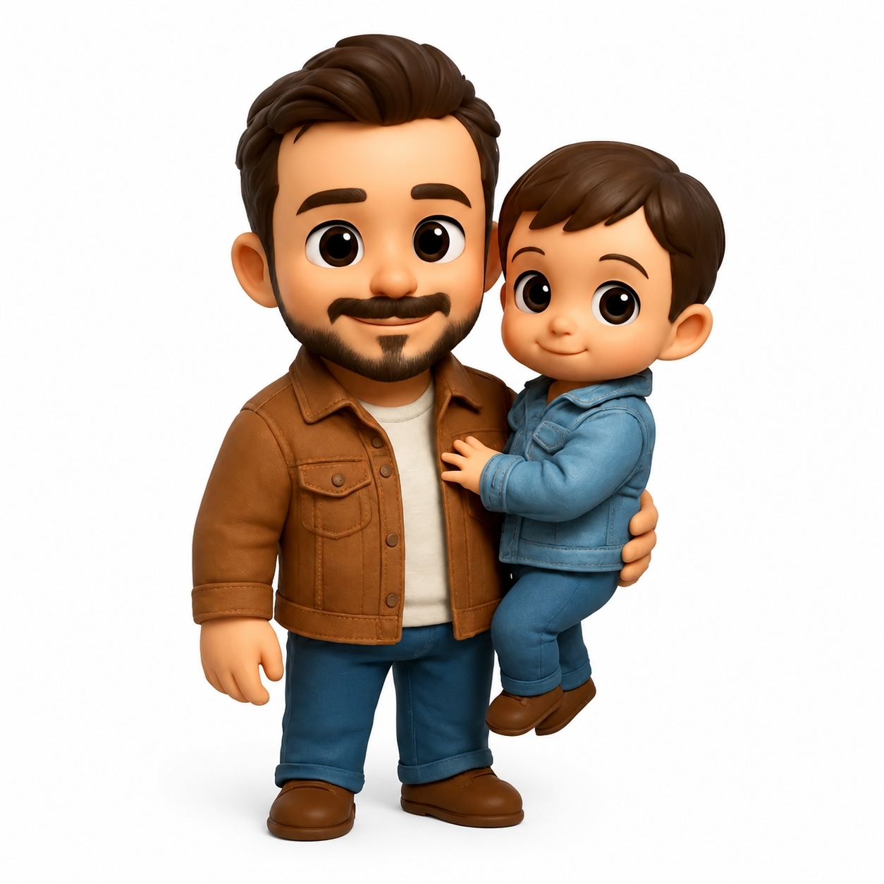 お父さんのためのパーソナライズされた 3D フィギュア – 家庭やオフィスのディスプレイに意味のある父の日のギフト