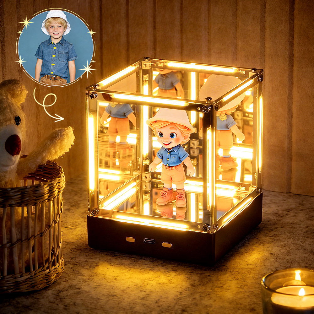 あなたの写真からカスタム3dフィギュアを作ろう.ディープアビスナイトライト付き.記念日,結婚式,バレンタインデーなどにぴったりのロマンチックなギフト.送料無料. - 