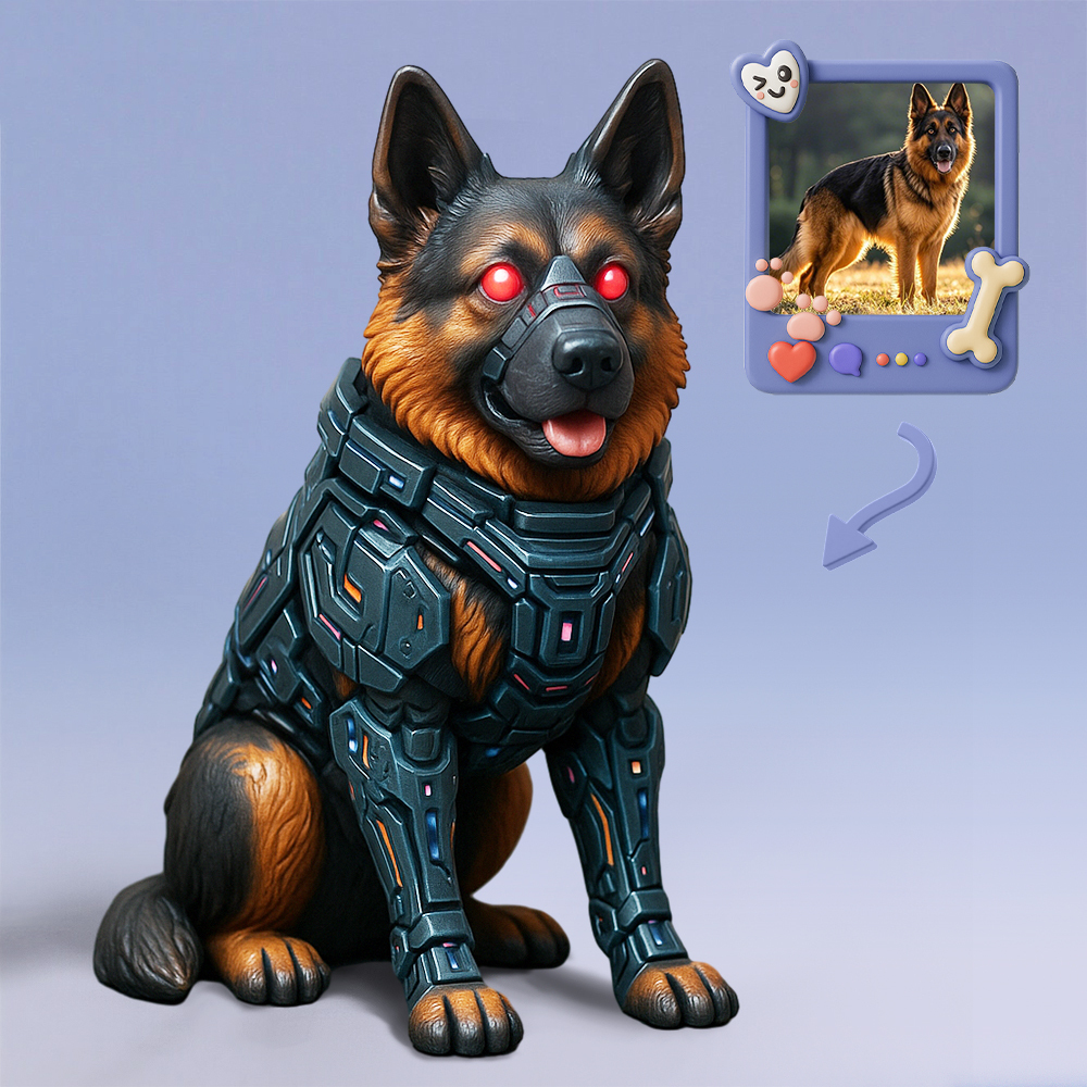 Custom 3D Action Figure From Your Photo Personalized Toy Figure Custom Action Figure Gifts For Pet Lovers