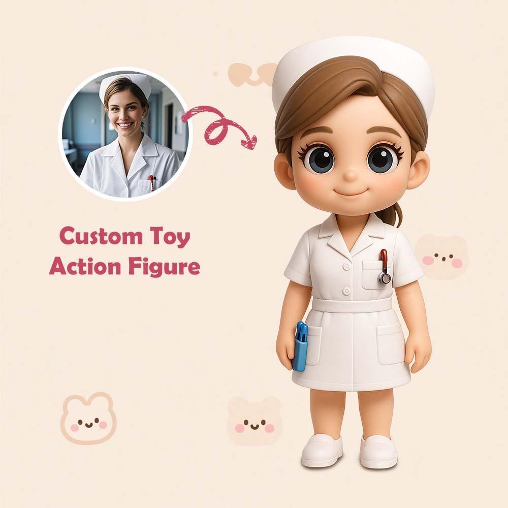 Custom 3D Action Figure from Photo Unique & Thoughtful Gift for Nurses
