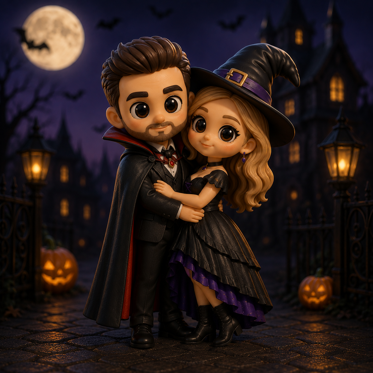 写真からのカスタム 3D フィギュアパーソナライズされた全身フィギュアハロウィンのためのユニークなギフト - 