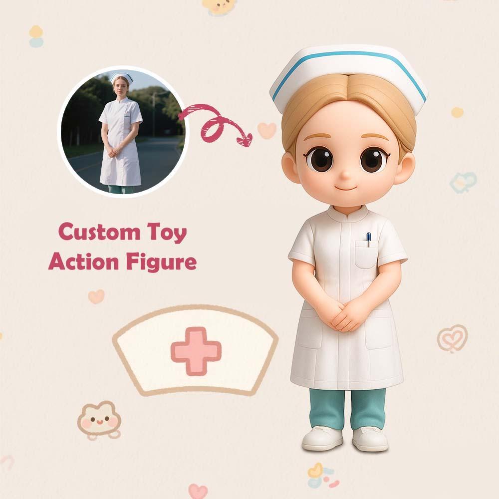 Custom 3D Action Figure from Photo Unique & Thoughtful Gift for Nurses