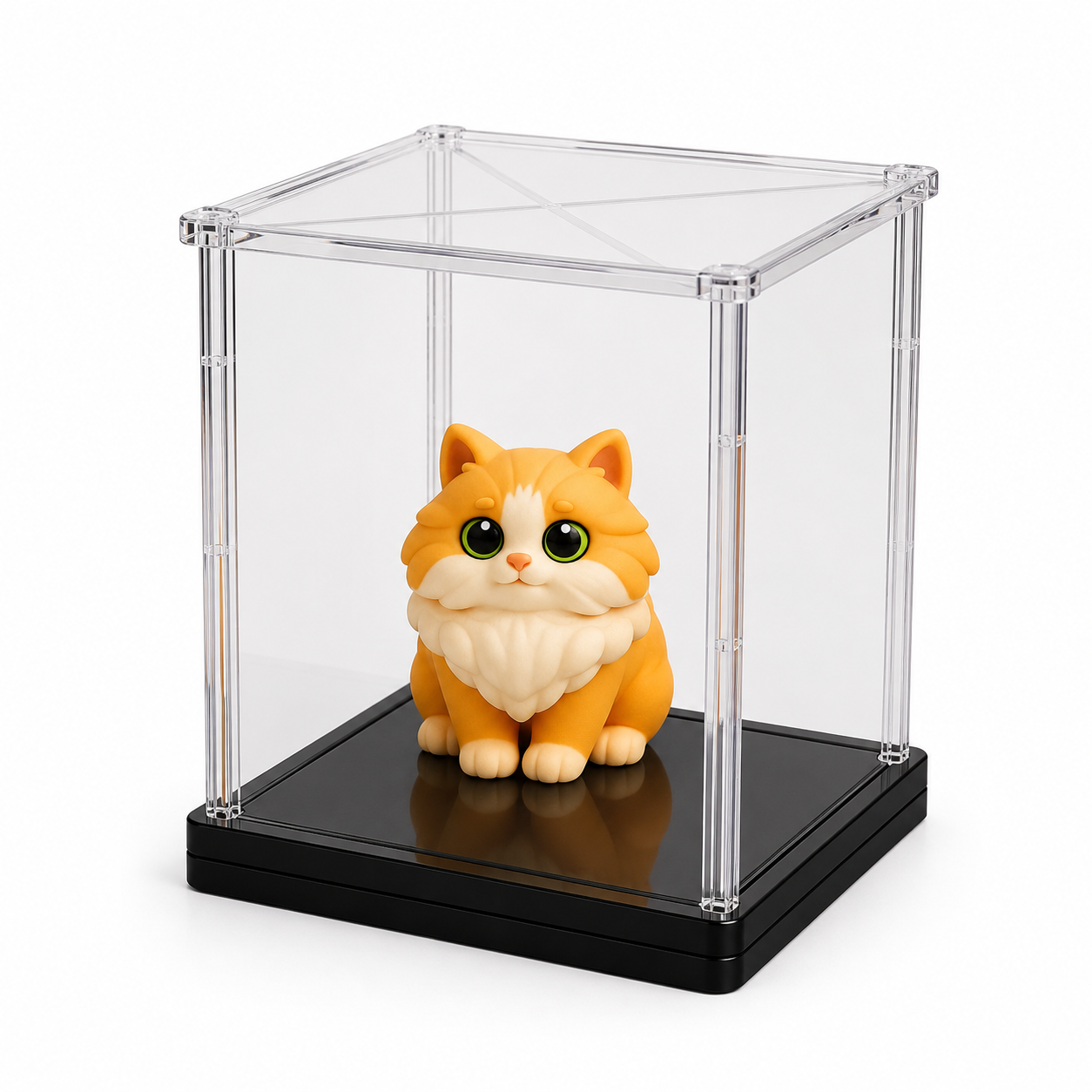 写真からのカスタム 3D フィギュア,アクリル回転ディスプレイケース付き,カップル向けのパーソナライズされたミニフィギュア - 