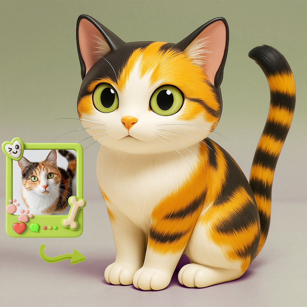 Custom 3D Action Figure From Your Photo Personalized Toy Figure Custom Action Figure Gifts For Pet Lovers