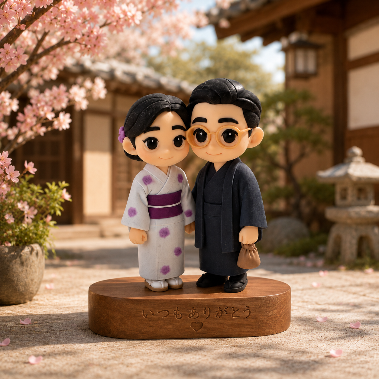 写真から作る3Dフィギュア 名入れ木製ベース付き オリジナルフィギュア プレゼント
