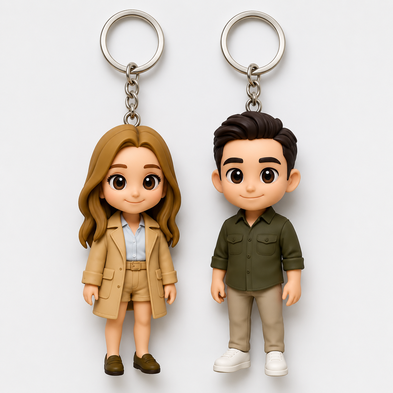 オリジナル3D旅行キーホルダー – 写真から作るフィギュア風記念品 カップル旅行・家族旅行の思い出ギフト